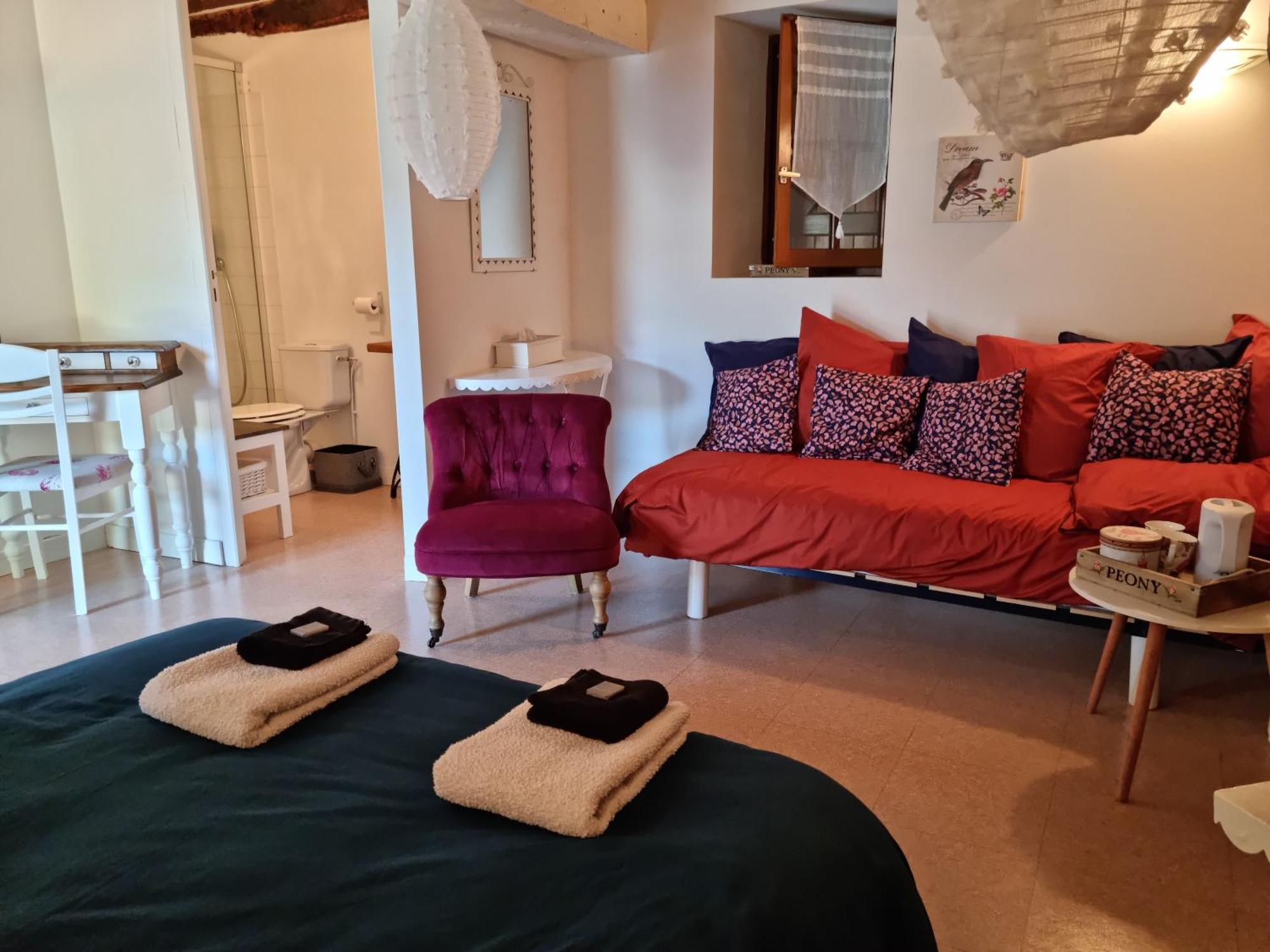 L 'Aupinouse Chambre Double Pivoine Avec Salle D'Eau Privative La Suze-sur-Sarthe Exterior foto